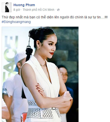 Lan Khuê từng nói sự tự tin của Phạm Hương khiến người khác cảm thấy 'hơi mệt'.