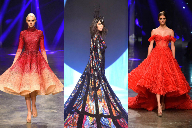 Chiếc váy là một trong 3 thiết kế nổi bật nhất nằm trong BST Haute Couture Xuân-Hè 2016.