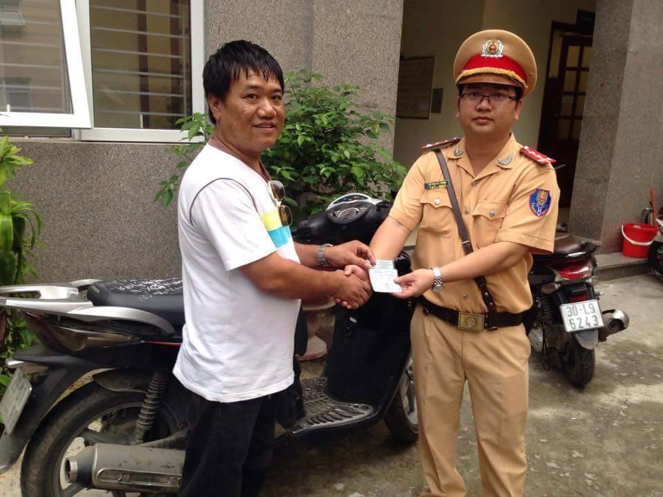 Trao trả phương tiện cho chủ xe SH