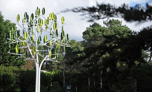 M&ocirc; h&igrave;nh c&acirc;y ph&aacute;t điện nhờ sức gi&oacute; Wind Tree