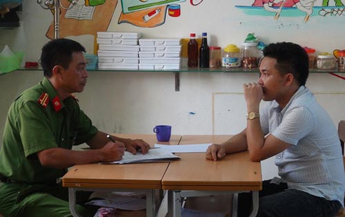Một trong những đối tượng vừa bị bắt giữ tại tỉnh Quảng Bình vì liên quan hành vi cá độ bóng đá