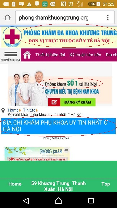 Vụ việc quảng cáo trái phép ở Phòng khám Đa khoa Khương Trung là một trong những tin pháp luật online 24h được độc giả quan tâm Vụ việc quảng cáo trái phép ở Phòng khám Đa khoa Khương Trung là một trong những tin pháp luật online 24h được độc giả quan tâm