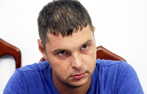 Nosov Denis tại c&ocirc;ng an
