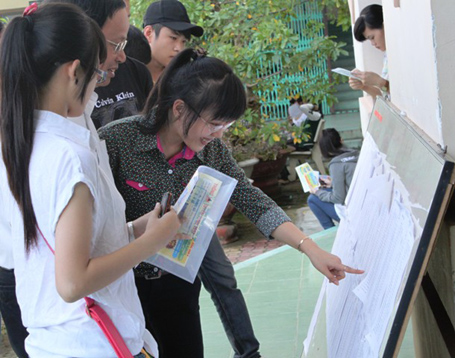 Th&iacute; sinh hết sức cẩn thận khi đăng k&yacute; x&eacute;t tuyển kỳ th&igrave; đại học 2015