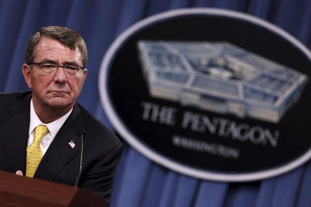 Bộ trưởng Quốc ph&ograve;ng Mỹ Ashton Carter