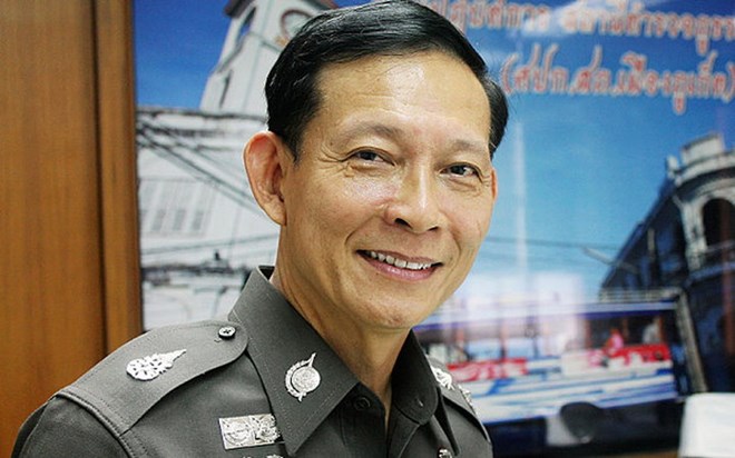 Thiếu tướng cảnh s&aacute;t Th&aacute;i Lan Paween Pongsirin