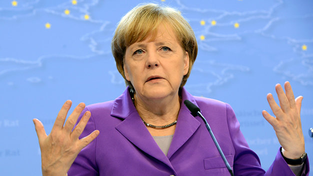 Thủ tướng Đức Angela Merkel đ&atilde; phải chịu nhiều sức &eacute;p về vấn đề người tị nạn