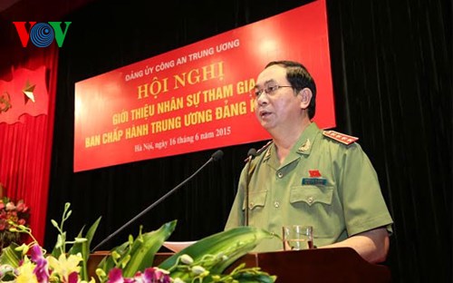 Tin tức mới cập nhật h&ocirc;m nay cho biết Bộ C&ocirc;ng an giới thiệu nh&acirc;n sự v&agrave;o Trung ương