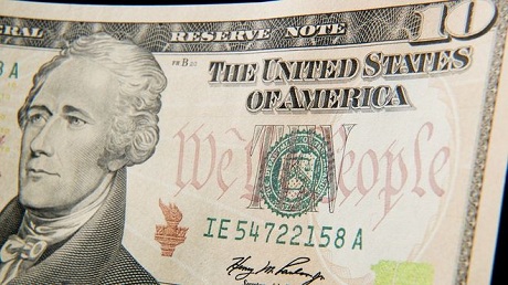 Tờ 10 USD hiện nay