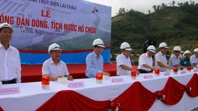 Tin tức mới cập nhật h&ocirc;m nay cho biết ch&iacute;nh thức đ&oacute;ng cống dẫn d&ograve;ng t&iacute;ch nước thủy điện Lai Ch&acirc;u