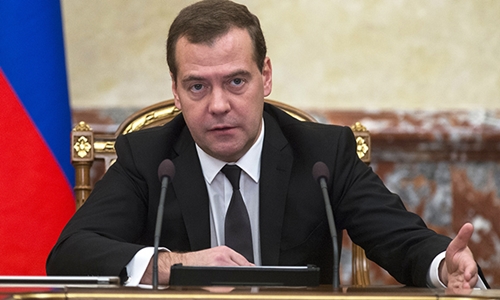 Thủ tướng Nga Dmitry Medvedev