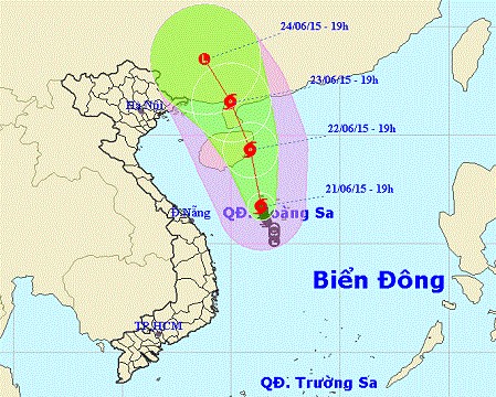 Tin tức mới cập nhật h&ocirc;m nay cho biết B&atilde;o Kijura c&oacute; sức gi&oacute; 90 km/h