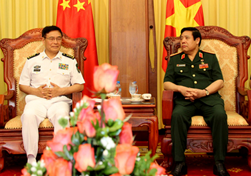 Bộ trưởng Ph&ugrave;ng Quang Thanh tiếp &ocirc;ng T&ocirc;n Kiến Quốc - Ph&oacute; tổng tham mưu trưởng Qu&acirc;n giải ph&oacute;ng nh&acirc;n d&acirc;n Trung Quốc, tin tức mới cập nhật trong nước 