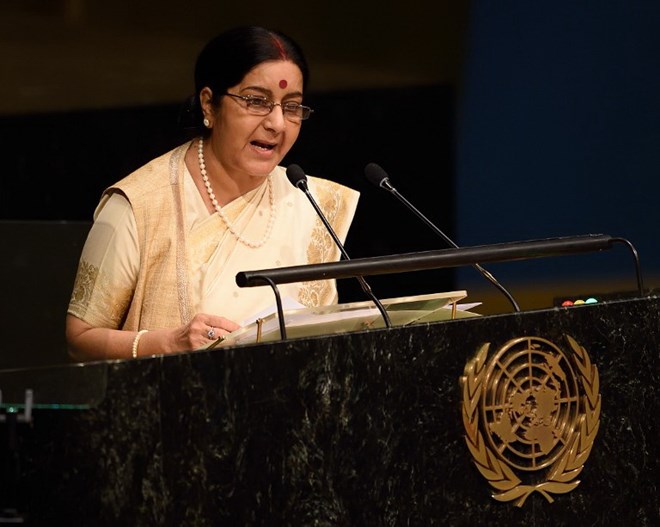 Ngoại trưởng Ấn Độ Sushma Swaraj