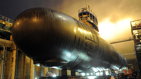 T&agrave;u ngầm USS North Dakota sau khi quay trở lại căn cứ, theo tin tức mới cập nhật quốc tế 