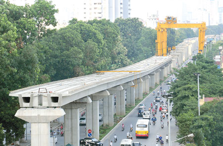 Tuyến đường sắt C&aacute;t Linh - H&agrave; Đ&ocirc;ng được thiết kế đ&uacute;ng ti&ecirc;u chuẩn kỹ thuật  