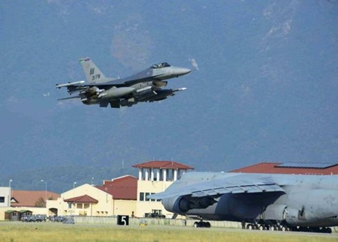 M&aacute;y bay F-16 của Mỹ tại căn cứ kh&ocirc;ng qu&acirc;n Incirlik ở Thổ Nhĩ Kỳ