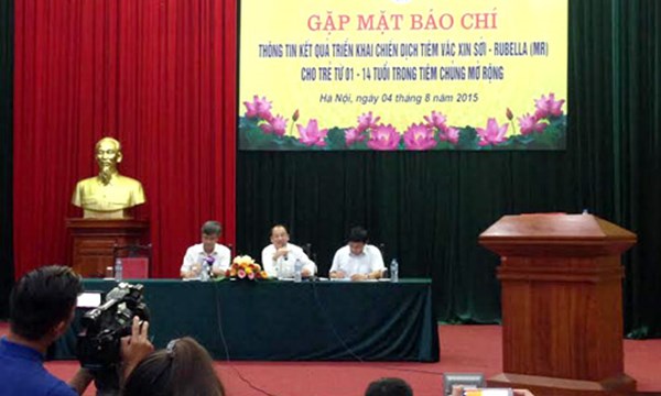 Tin tức mới cập nhật trong nước, Chiến dịch ti&ecirc;m vaccine Sởi - Rubella đ&atilde; thực hiện ti&ecirc;m vaccine Sởi - Rubella cho gần 20 triệu trẻ em được tổ chức 