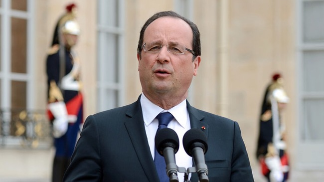 Tổng thống Ph&aacute;p Francois Hollande