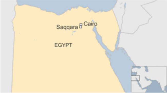 Saqqara cách thủ đô Cairo 35 km về phía Nam, nơi có các kim tự tháp cổ nhất Ai Cập ( Saqqara cách thủ đô Cairo 35 km về phía Nam, nơi có các kim tự tháp cổ nhất Ai Cập (