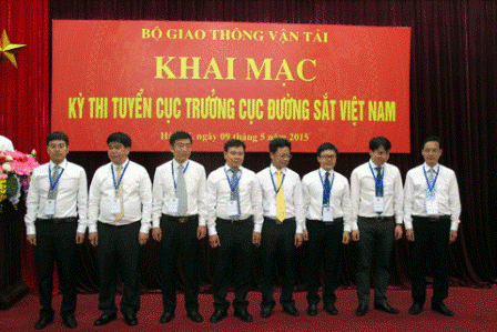C&aacute;c ứng vi&ecirc;n thi tuyển Cục trưởng Cục đường sắt Việt Nam