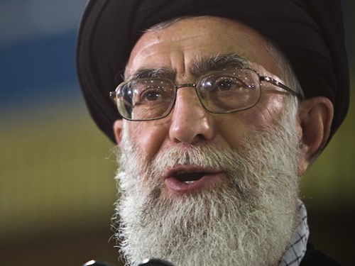 L&atilde;nh đạo tối cao của Iran, &ocirc;ng Ayatollah Ali Khamenei 