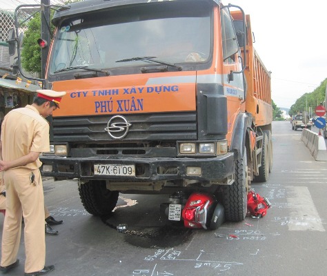 Hiện trường vụ tai nạn