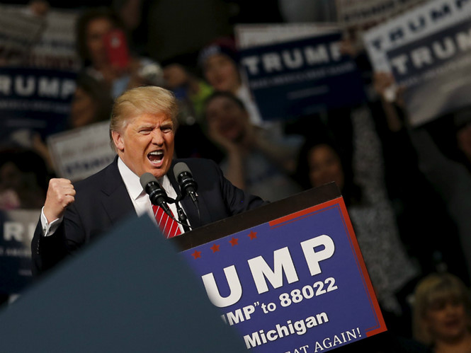 Tỷ ph&uacute; Donald Trump tuy&ecirc;n bố sẽ &aacute;p dụng c&aacute;c kiểu tra tấn t&agrave;n bạo với khủng bố IS nếu &ocirc;ng được bầu l&agrave;m Tổng thống Mỹ