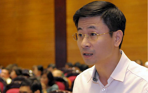 Đại biểu Nguyễn Phi Thường ph&aacute;t biểu trong cuộc họp Quốc hội