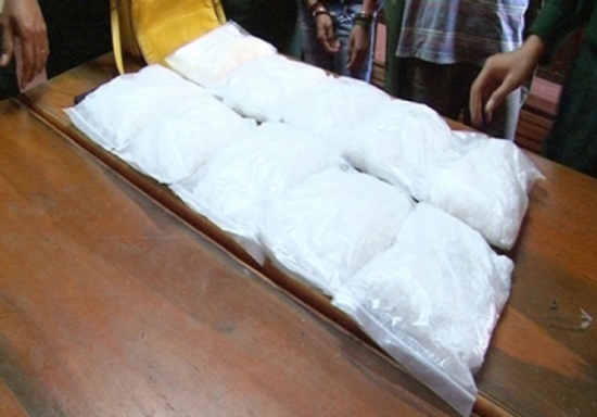 Tang vật 10kg ma t&uacute;y bị lực lượng bi&ecirc;n ph&ograve;ng Lạng Sơn ph&aacute;t hiện