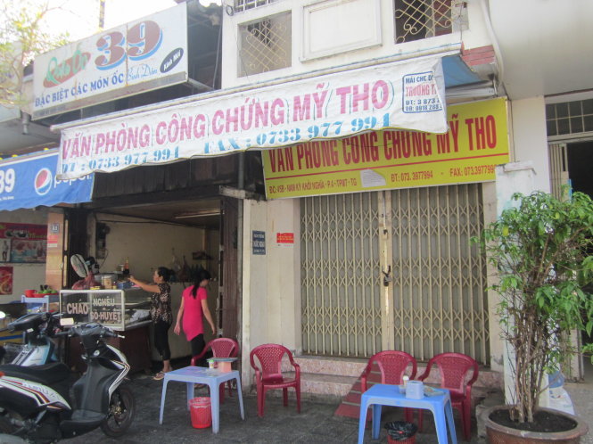 Trong những tin tức ph&aacute;p luật online h&ocirc;m nay c&oacute; vụ việc tạm đ&igrave;nh chỉ hoạt động văn ph&ograve;ng c&ocirc;ng chứng Mỹ Tho