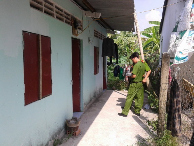 C&ocirc;ng an đang kh&aacute;m nghiệm hiện trường