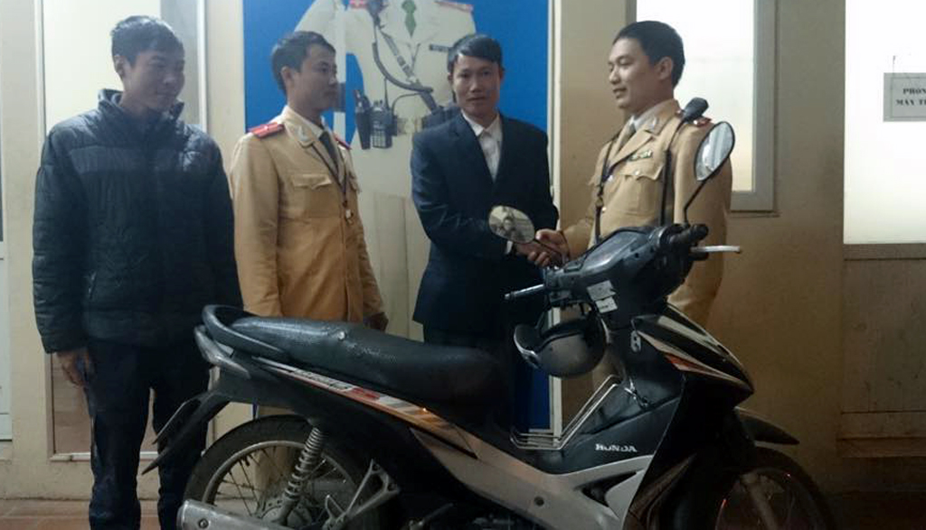 CSGT bất ngờ t&igrave;m được xe m&aacute;y bị trộm l&agrave; một trong những tin tức ph&aacute;p luật mới nhất h&ocirc;m nay