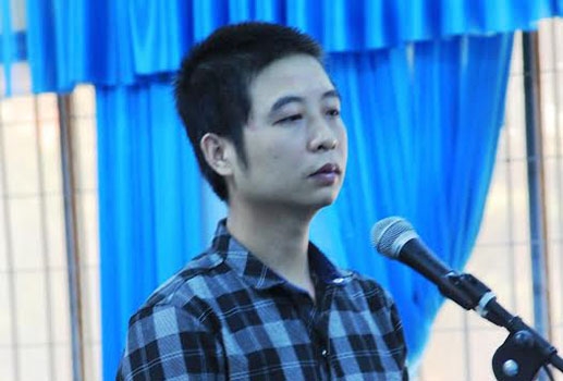 Bị c&aacute;o Th&ugrave;y tại t&ograve;a. Ảnh: Đại Đo&agrave;n Kết