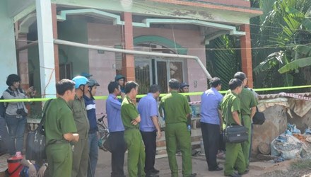 Căn nh&agrave; nơi ph&aacute;t hiện thi thể 3 mẹ con chị Nguy&ecirc;n