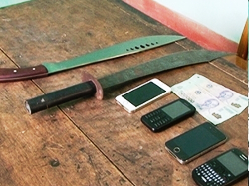 Số tang vật bị thu giữ