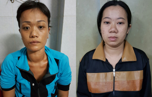 Hiền và Thanh tại cơ quan công an Hiền và Thanh tại cơ quan công an