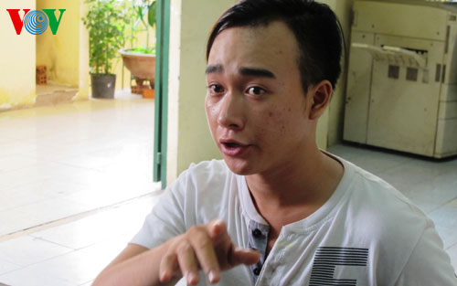 Đối tượng cầm đầu Vũ Minh Thành tại cơ quan điều tra Đối tượng cầm đầu Vũ Minh Thành tại cơ quan điều tra