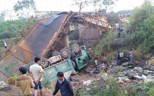  sập cầu sắt ở Đắk Lắk  l&agrave; một trong những tin tức thời sự nổi bật 24h qua