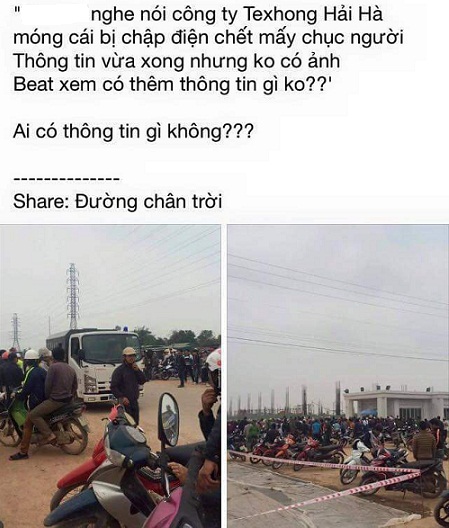 Th&ocirc;ng tin chập điện l&agrave;m mấy chục người chết ở Quảng Ninh l&agrave; thất thiệt 