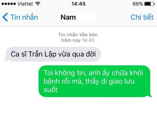 Trần Lập qua đời, người h&acirc;m mộ kh&ocirc;ng tin Trần Lập đ&atilde; chết
