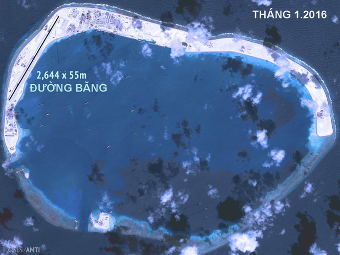 Trung Quốc được cho l&agrave; sắp ho&agrave;n th&agrave;nh 2 đường băng tr&aacute;i ph&eacute;p nữa ở Biển Đ&ocirc;ng