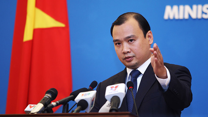 Người phát ngôn Bộ Ngoại giao Việt Nam Lê Hải Bình trả lời các câu hỏi về tình hình Biển Đông vào chiều 17/3 Người phát ngôn Bộ Ngoại giao Việt Nam Lê Hải Bình trả lời các câu hỏi về tình hình Biển Đông vào chiều 17/3
