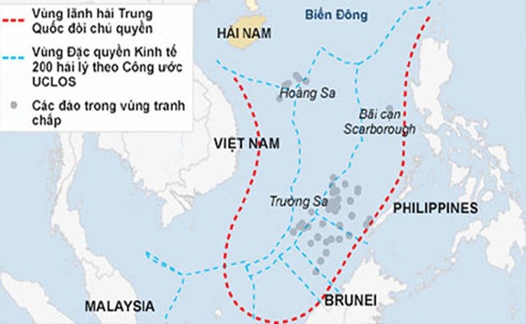 &lsquo;Đường lưỡi b&ograve;&rsquo; phi l&yacute; m&agrave; Trung Quốc đơn phương &aacute;p đặt tr&ecirc;n Biển Đ&ocirc;ng