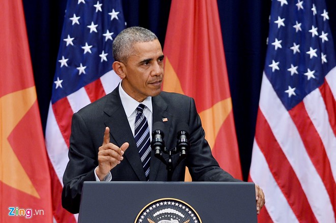 Tổng thống Obama nhắc nước lớn kh&ocirc;ng n&ecirc;n bắt nạt nước nhỏ trong bối cảnh t&igrave;nh h&igrave;nh Biển Đ&ocirc;ng hiện nay
