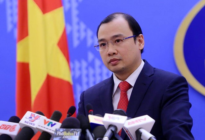 Người phát ngôn Bộ Ngoại giao Việt Nam Lê Hải Bình phát biểu về tình hình Biển Đông hiện nay