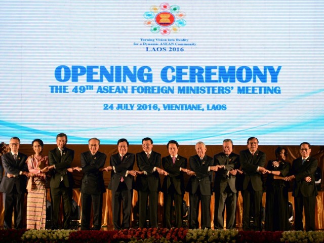 H&ocirc;m 25/7, ASEAN đ&atilde; ra tuy&ecirc;n bố chung thể hiện sự quan ngại về t&igrave;nh h&igrave;nh Biển Đ&ocirc;ng hiện nay
