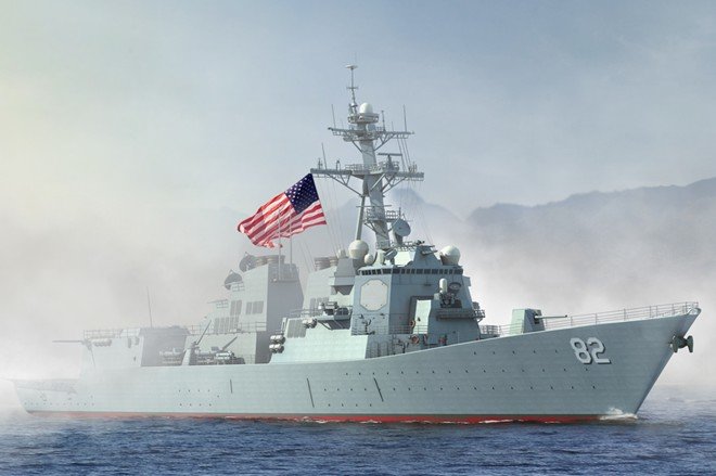 T&agrave;u khu trục USS Lassen của Hải qu&acirc;n Mỹ được cho l&agrave; đ&atilde; ch&iacute;nh thức tuần tra Biển Đ&ocirc;ng v&agrave;o s&aacute;ng nay 27/10
