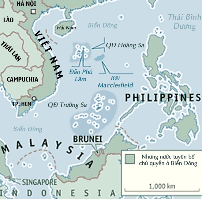 Địa điểm tập trận Balikatan giữa Mỹ v&agrave; Philippines sẽ nằm ở gần nơi Trung Quốc cải tạo phi ph&aacute;p ở quần đảo Trường Sa của Biển Đ&ocirc;ng Việt Nam