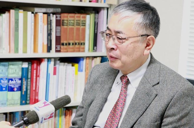 Gi&aacute;o sư Kurihara Hirohide, chuy&ecirc;n gia về quan hệ Việt - Trung trả lời phỏng vấn về t&igrave;nh h&igrave;nh Biển Đ&ocirc;ng hiện nay